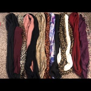 Infinity scarf lot
